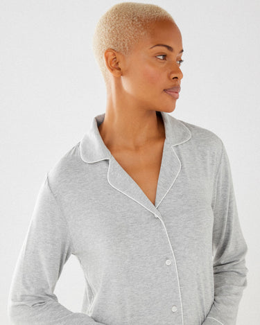 Grey Modal Shirt Nightshirt